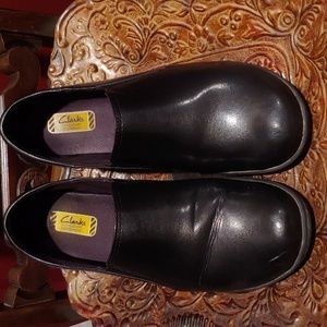 Clarks casual shoes, 10M, Black